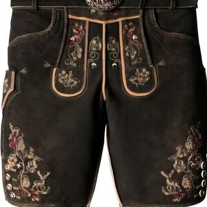 Lederhosen Men - German Bavarian and Oktoberfest - Leather - Size 56/US 40